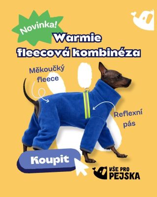 Novinka, která zahřeje 🐕❄️ Warmie fleecová kombinéza je měkoučká, teplá a maximálně pohodlná. Ideální do mrazu, na...