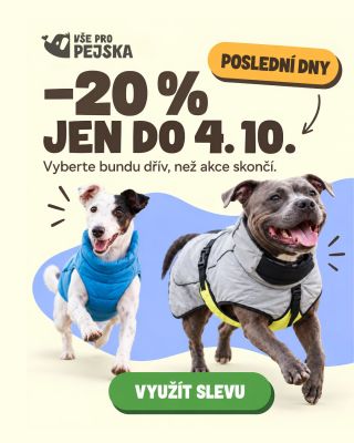 ⏰ Poslední dny! Pokud ještě pejskovi chybí bunda na letošní podzim a zimu, teď je ta chvíle. 🐶🧥 Sleva 20 % končí 4. 10....