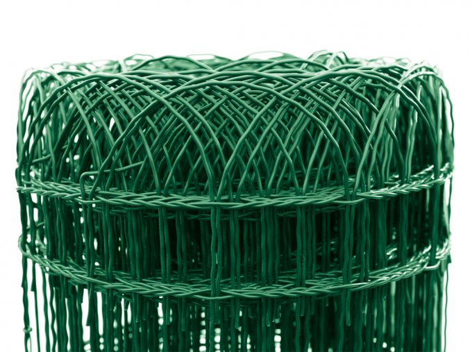 Pletivo Dekoran Zn+PVC, výška 1200mm, role 25m, barva zelená