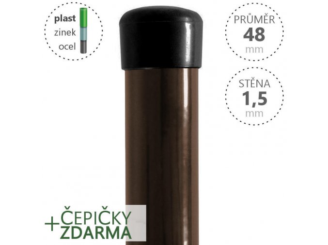 damiplast 48 15 hnedy D z1