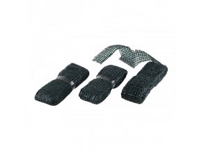 Páska vázací - tkanina 3cm x 3m (3ks) - zelená