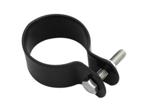 Objímka pro sloupek 50mm; šroub + matice; Zn+PVC, Antracit