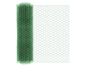 Šestihranné chovatelské pletivo Hobby; Zelené; 1000mm; 13x13mm;10m