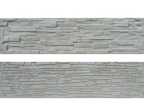 2711 betonovy panel rovny oboustranny stipany kamen 200 x 50 x 4 cm prirodni