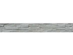 Betonový panel rovný jednostranný 200x25x4 cm - štípaný kámen - přírodní