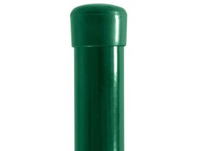 Plotový sloupek DAMIPLAST® zelený Zn+PVC, průměr 60mm, síla stěny 2,0mm, výška dle výběru