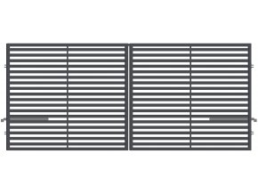 Arizona brama 3,5m RAL7016