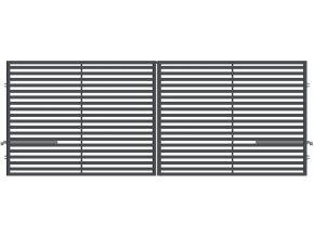 Arizona brama 4m RAL7016 kopie