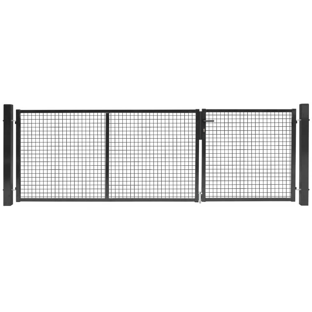 Brána Savan Plus š. 2000+1000mm, příprava na FAB - antracit Výška branky (mm): 2000 VCP PLOTY Sklad8 7