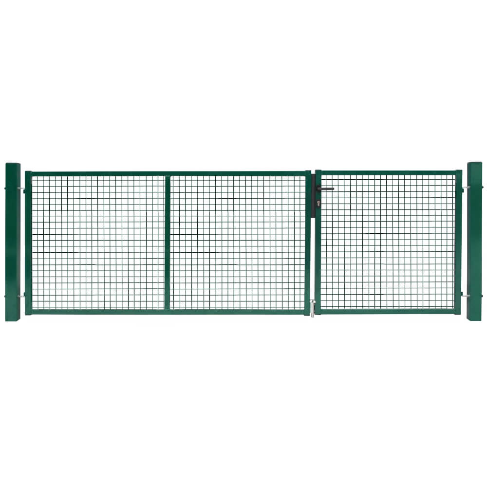 Brána Savan Plus š. 2000+1000mm, příprava na FAB - zelená Výška branky (mm): 1500 VCP PLOTY Sklad8 0