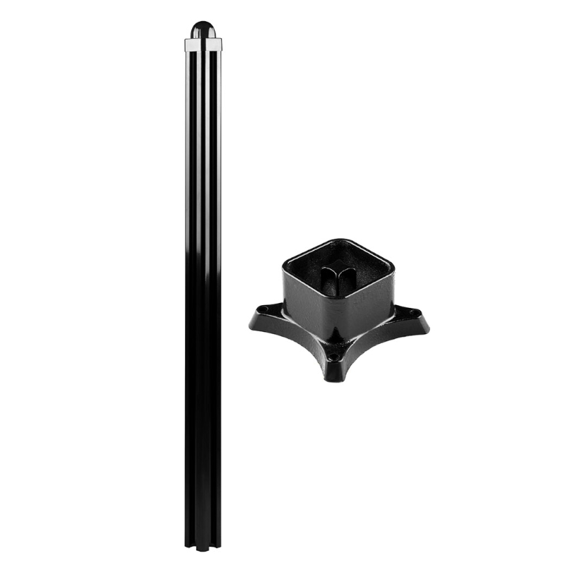 Plastový sloupek drážka k plotu Turplast výška 1400 mm VCP PLOTY Sklad8 21