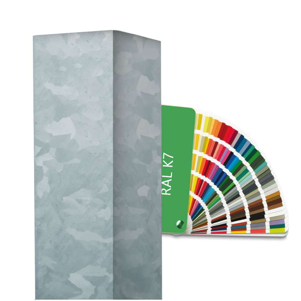 Sloupek k brance 80x80x3000mm Zn+RAL VCP PLOTY Sklad8 0