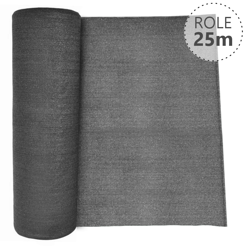Stínící tkanina 95% - 200 g/m2 - role 25 m, barva ANTRACIT Délka role v m:: 25 m, Výška v mm:: 1500 mm VCP PLOTY Sklad8 0