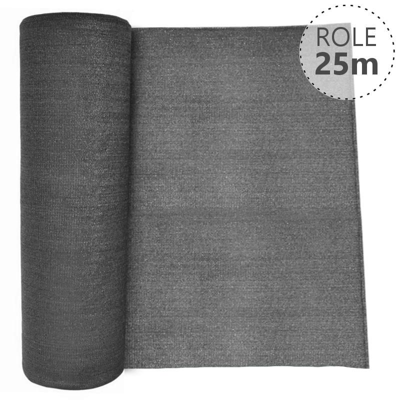 Stínící tkanina 95% - 200 g/m2 - role 25 m, barva ANTRACIT Délka role v m:: 25 m, Výška v mm:: 1000 mm PLOTY Sklad8 5-300