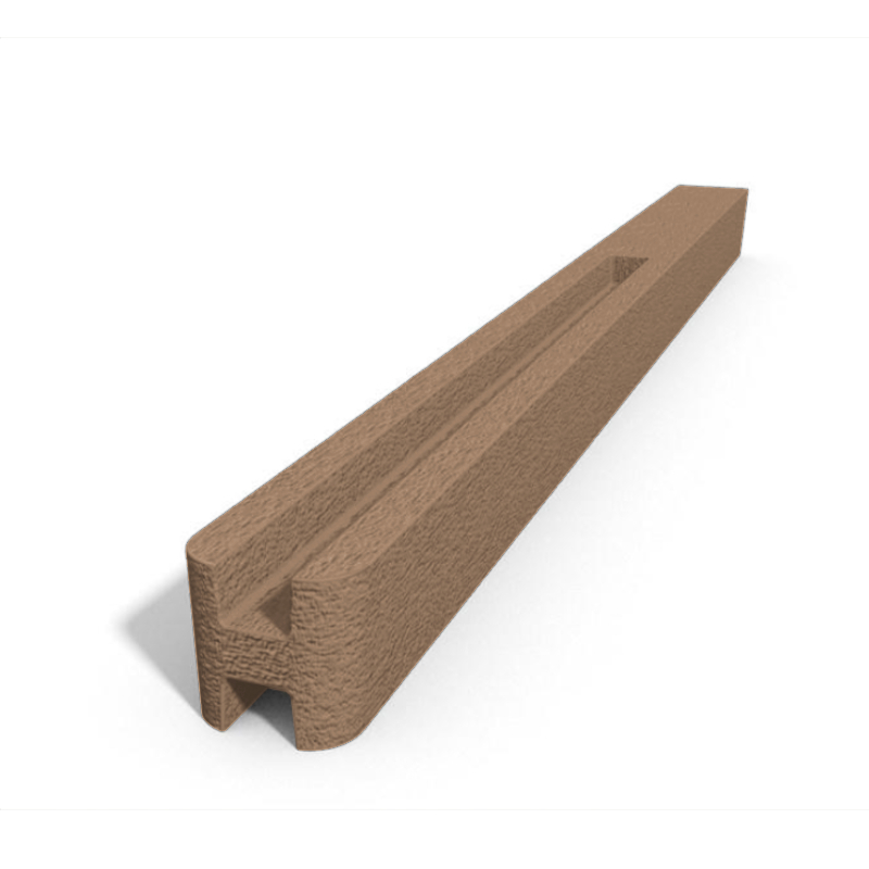 Betonový sloupek hladký průběžný hnědý Výška v mm:: 1500 mm VCP PLOTY Sklad8 21