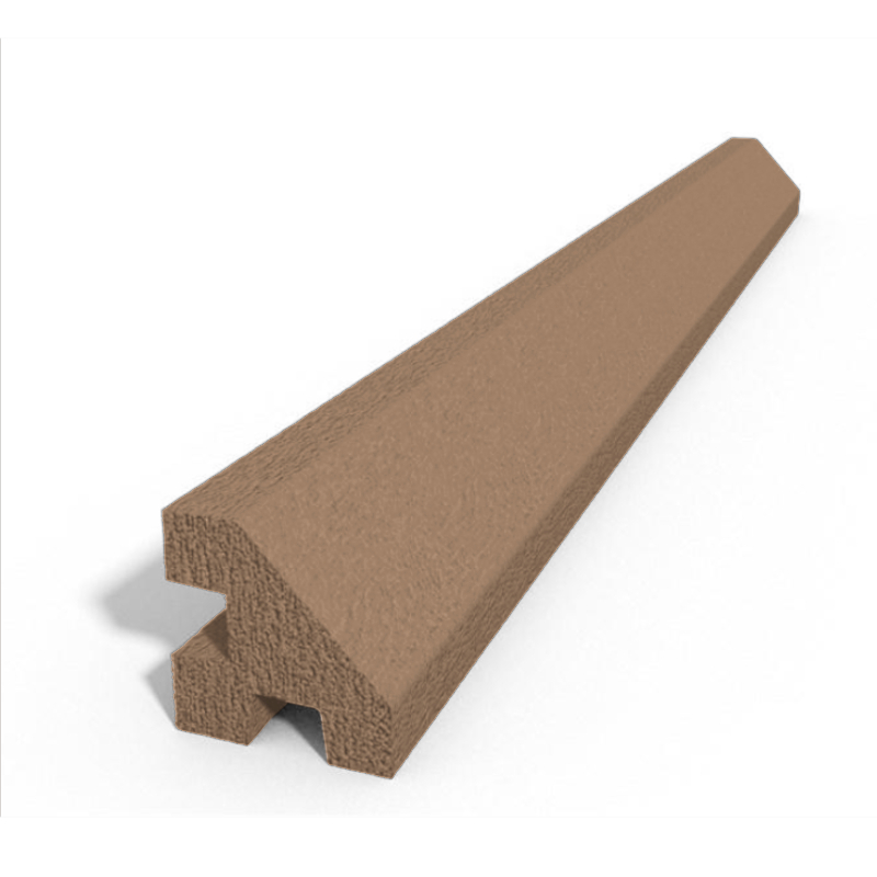 Betonový sloupek hladký rohový hnědý Výška v mm:: 1750 mm PLOTY Sklad8 5-300