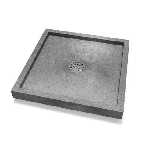 Recyklátová zahradní vanička; 700x700mm; šedá