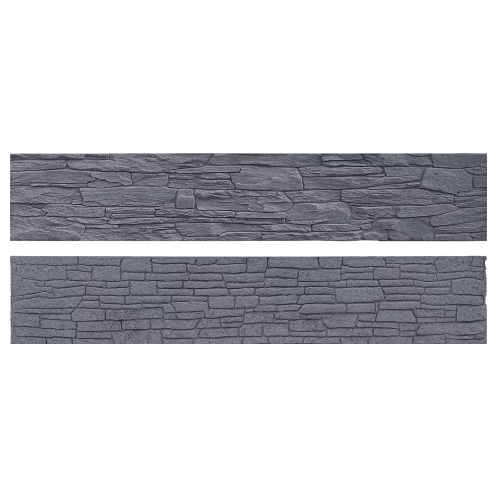 Betonový panel lámaný kámen 2-str. antracit; 200x40x4cm VCP PLOTY Sklad8 0