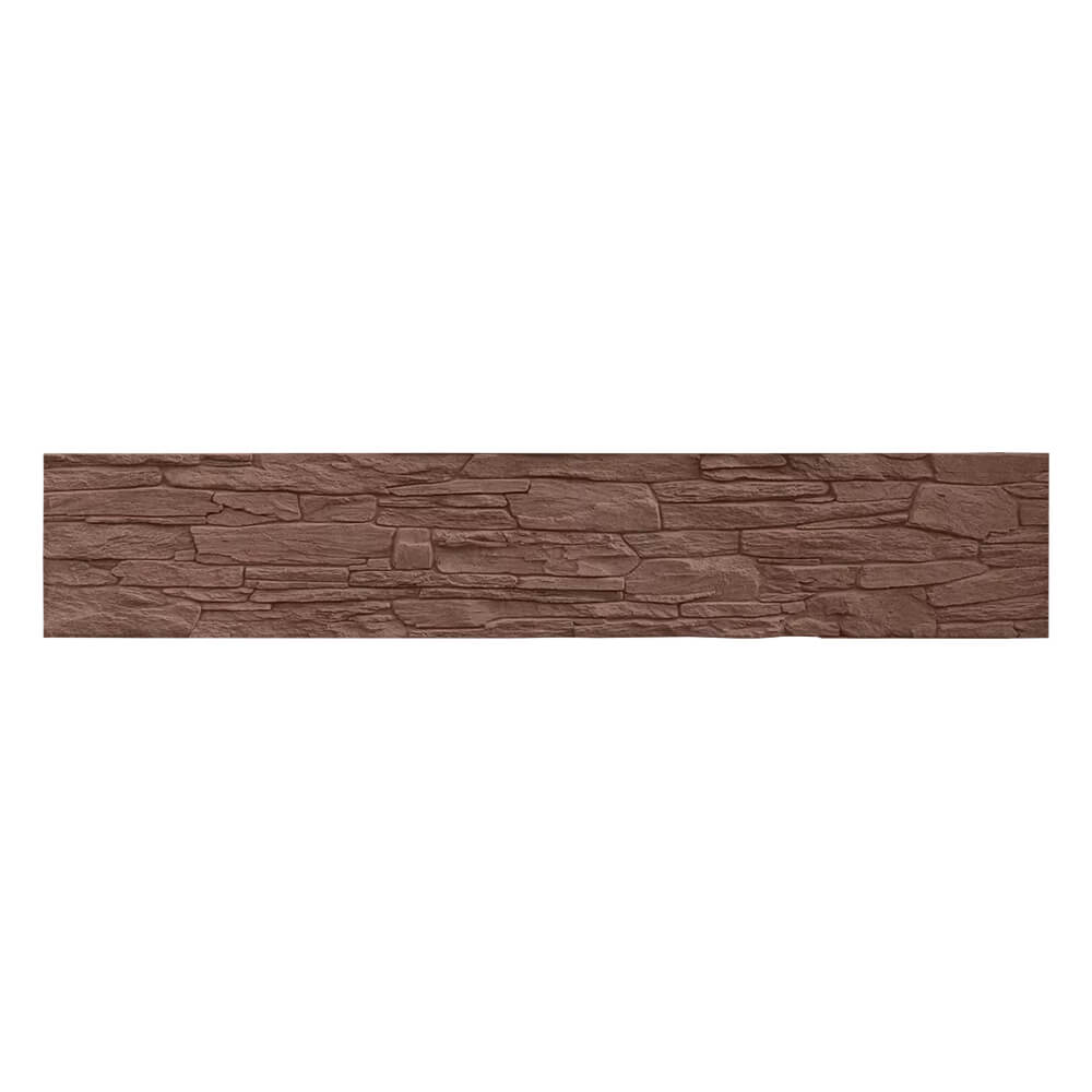 Betonový panel lámaný kámen 1-str. hnědý; 200x40x4cm VCP PLOTY Sklad8 7