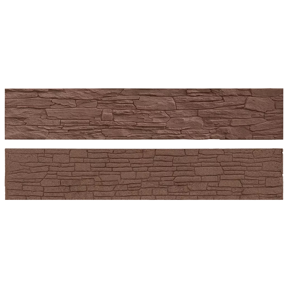 Betonový panel lámaný kámen 2-str.hnědý; 200x40x4cm VCP PLOTY Sklad8 84