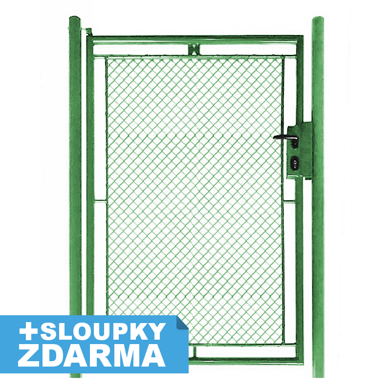 Zahradní branka celovýplet s přípravou na FAB šířka 1000 mm / výška 2000mm Výška v mm:: 1600 VCP PLOTY Sklad8 0