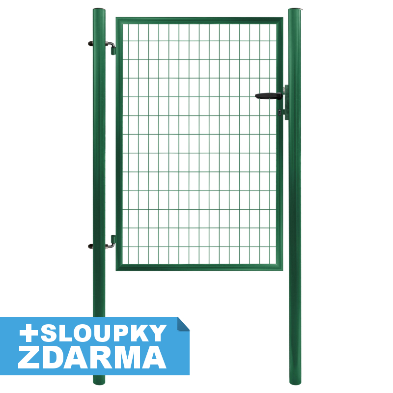 Branka Solid šířka 1085mm, svařovaná síť 50x100mm ZÁMEK Výška v mm:: 1950 mm PLOTY Sklad8 0