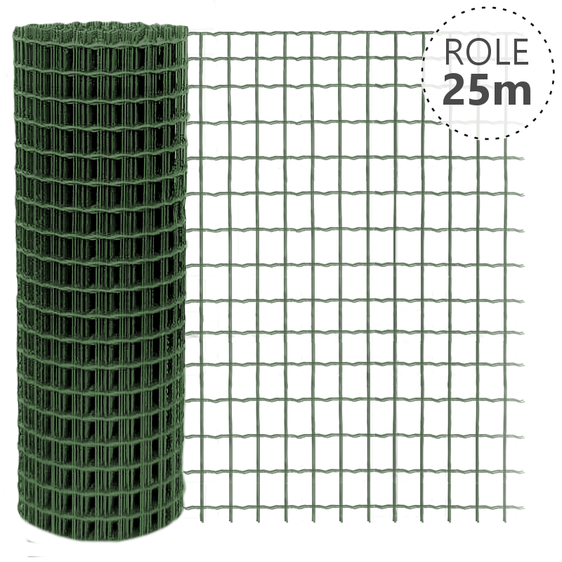 Pilonet Heavy oko 50x50/2,5mm/25 m zelené, výška dle výběru Délka role v m:: 25 m, Výška v mm:: 1200 mm PLOTY Sklad8 5-300