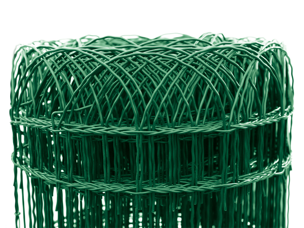 Pletivo Dekoran Zn+PVC, výška 900mm, role 10m, barva zelená PLOTY Sklad8 5-300
