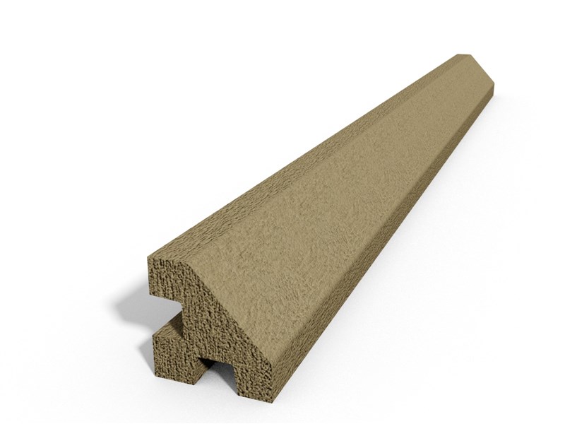 Betonový sloupek hladký rohový pískovec Výška v mm:: 2000 mm PLOTY Sklad8 5-300
