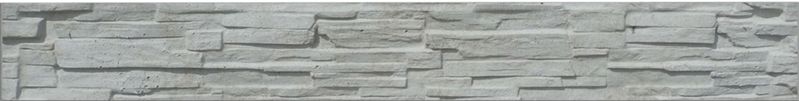 Betonový panel rovný jednostranný 200x25x4,5 cm - štípaný kámen - přírodní VCP PLOTY Sklad8 21