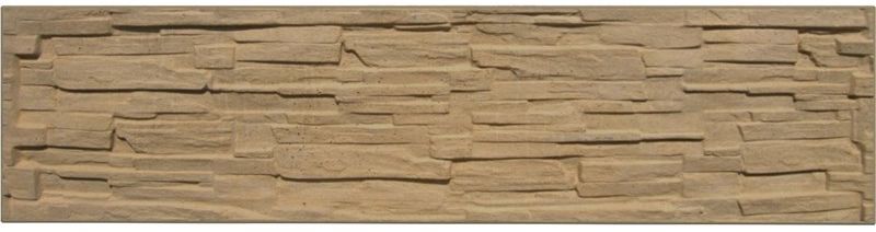 Betonový panel rovný jednostranný 200x50x4 cm - štípaný kámen - pískovec PLOTY Sklad8 5-300