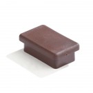 Krytka 50x30 mm - hnědá vnitřní VCP PLOTY Sklad8 0