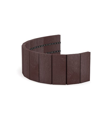 Recyklát palisáda 190x21x1010 mm,rovná hnědá VCP PLOTY Sklad8 0