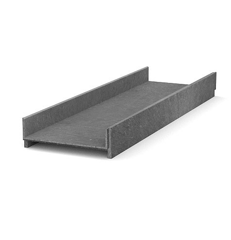 Recyklát záhonový chodník 360x115, 1,2m, šedý VCP PLOTY Sklad8 0