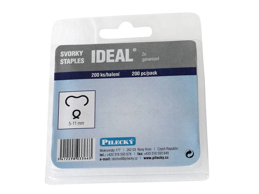 Svorka Ideal Zn-200 ks VCP PLOTY Sklad8 0