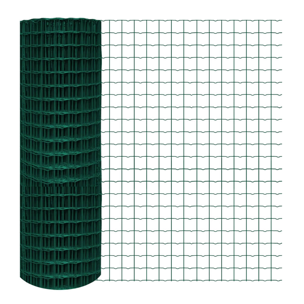Svařované pletivo Pilonet Super Zn+PVC, oko 50 x 50mm, síla drátu 3,0mm, role 25m, barva zelená, výška dle výběru výška v mm: 1000 mm VCP PLOTY Sklad8 0