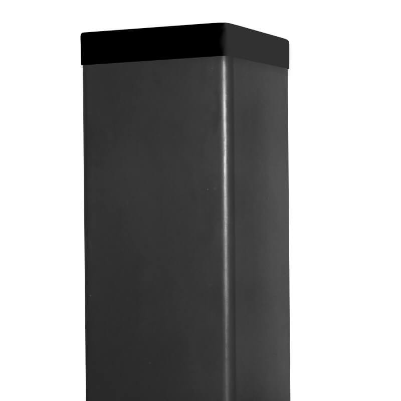 Sloupek DAMIPLAST® Zn+poplast 60/60/1,5 mm, výška dle výběru, barva: antracit vč.krytky 65x65 Délka v mm: 1000 VCP PLOTY Sklad8 0