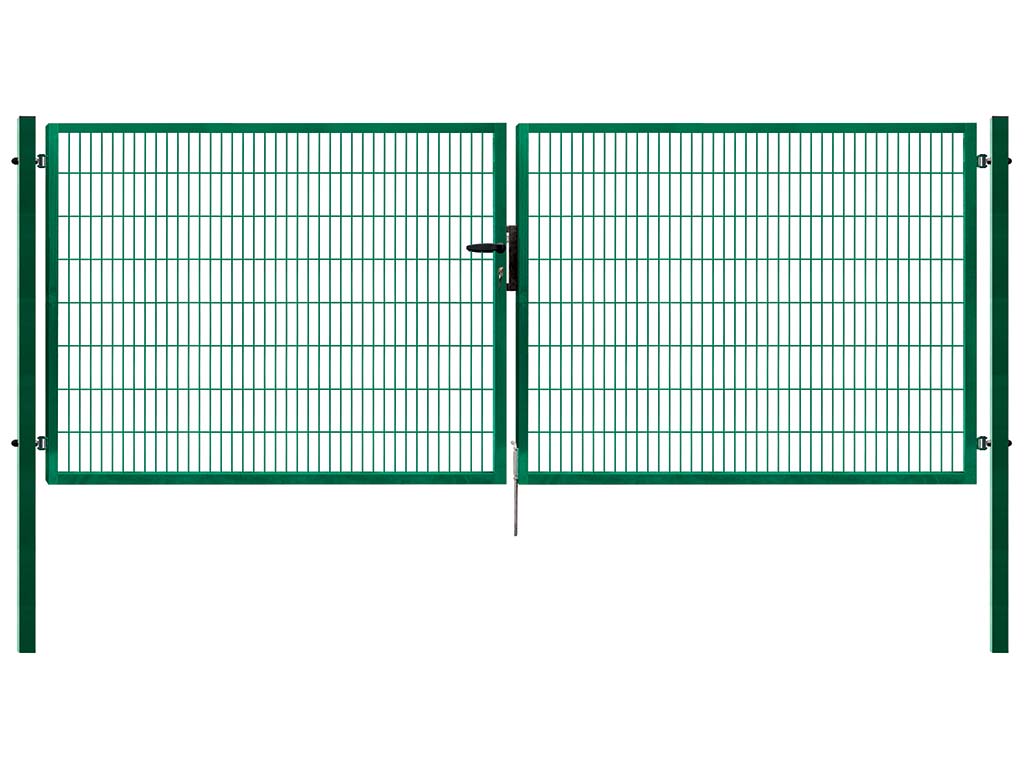 Brána Pilofor Super šířka 4110mm, svařovaný panel 50x200mm, FAB Výška v mm:: 1980 mm VCP PLOTY Sklad8 0