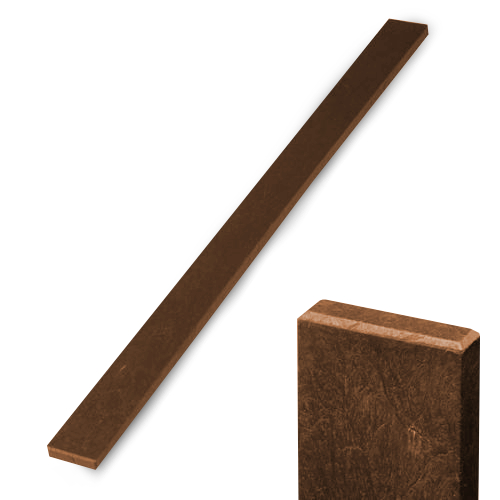 Recyklát plotovka 78x21 mm, rovná, hnedá Délka v mm:: 1980 mm VCP PLOTY Sklad8 0