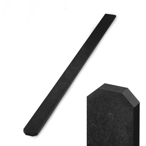 Recyklát plotovka 78x21 mm, tříhranná, černá Délka v mm:: 1000 mm PLOTY Sklad8 0