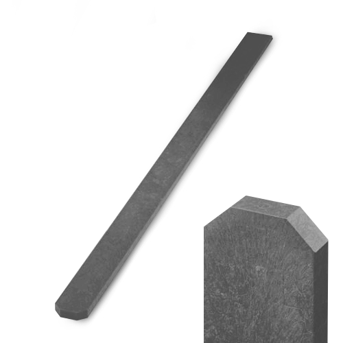 Recyklát plotovka 78x21 mm, tříhranná, šedá Délka v mm:: 1500 mm PLOTY Sklad8 0