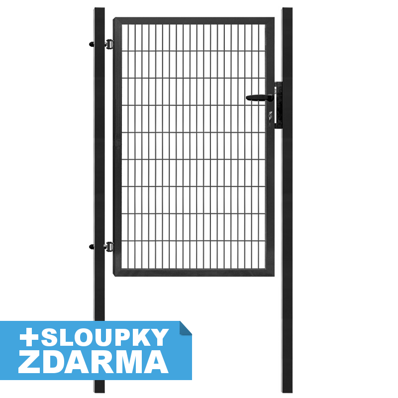 Branka Pilofor Super Zn šířka 1090mm, svařovaný 2D panel 50x200mm, FAB, antracit Výška v mm:: 1780 mm PLOTY Sklad8 0