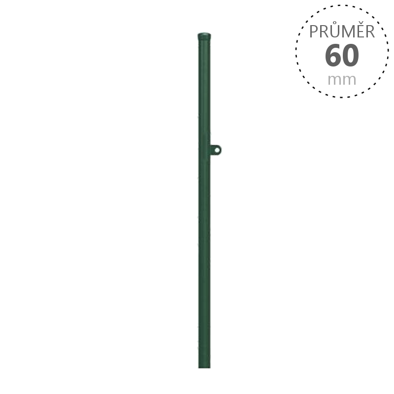 Sloupek dorazový k brance s OKEM Výška v mm:: 1500 mm