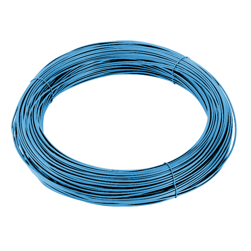 Vázací drát Zn+PVC 1,4/2,0 modrý - bm PLOTY Sklad8 5-300