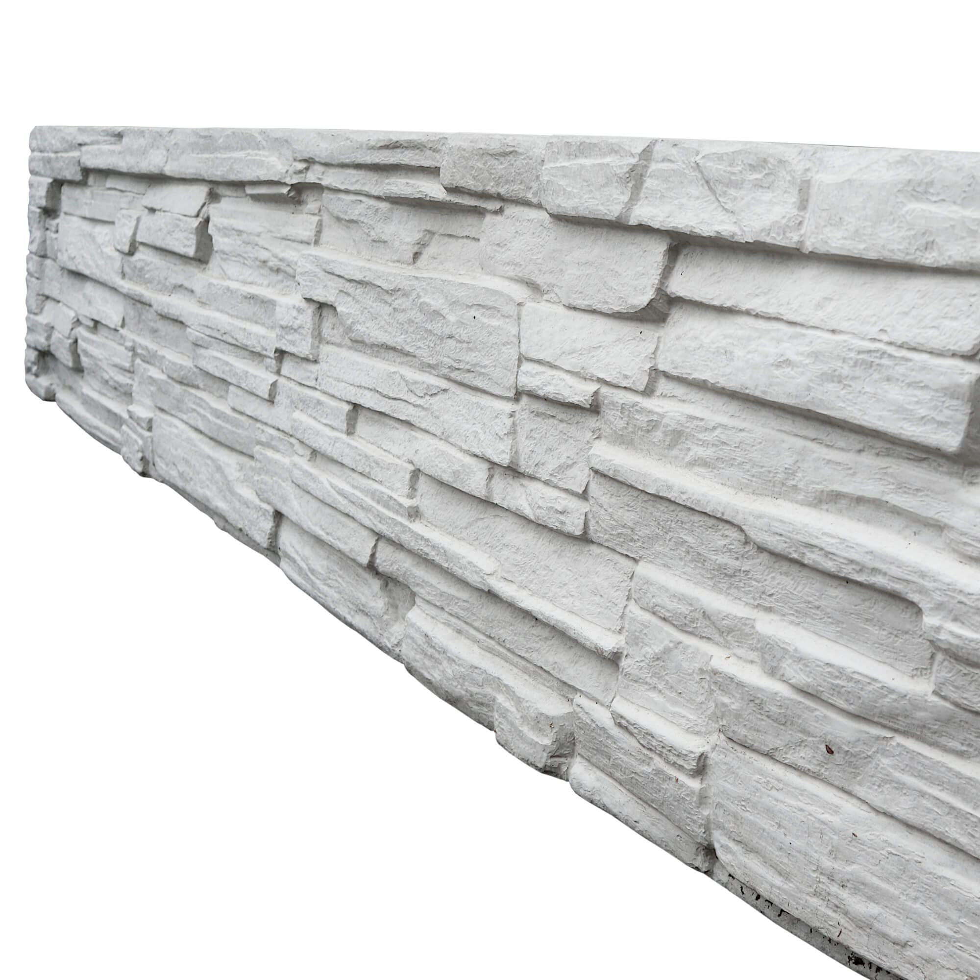 Betonový panel EXCLUSIVE jednostranný 200x40x4 cm - štípaný kámen - přírodní PLOTY Sklad8 5-300