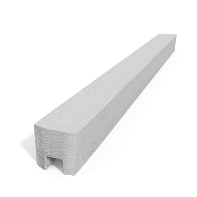 Betonový sloupek EXCLUSIVE hladký koncový přírodní Sloupek pro výšku plotu: 200 cm VCP PLOTY Sklad8 21
