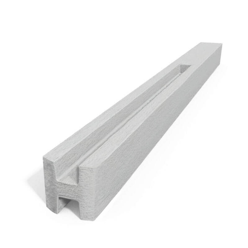 Betonový sloupek EXCLUSIVE hladký průběžný přírodní Sloupek pro výšku plotu: 240 cm VCP PLOTY Sklad8 0