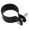 Objímka pro sloupek 50mm; šroub + matice; Zn+PVC, Antracit