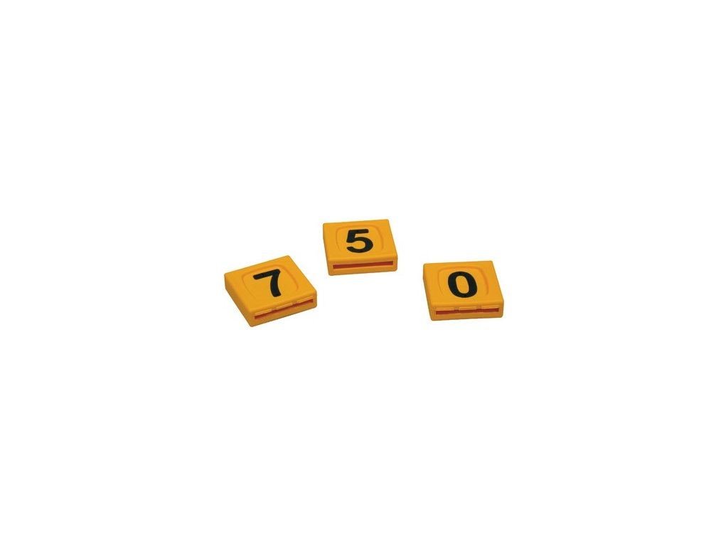 HeapCo KLASIK číselný blok pro krávy žlutý (Varianta 44810)