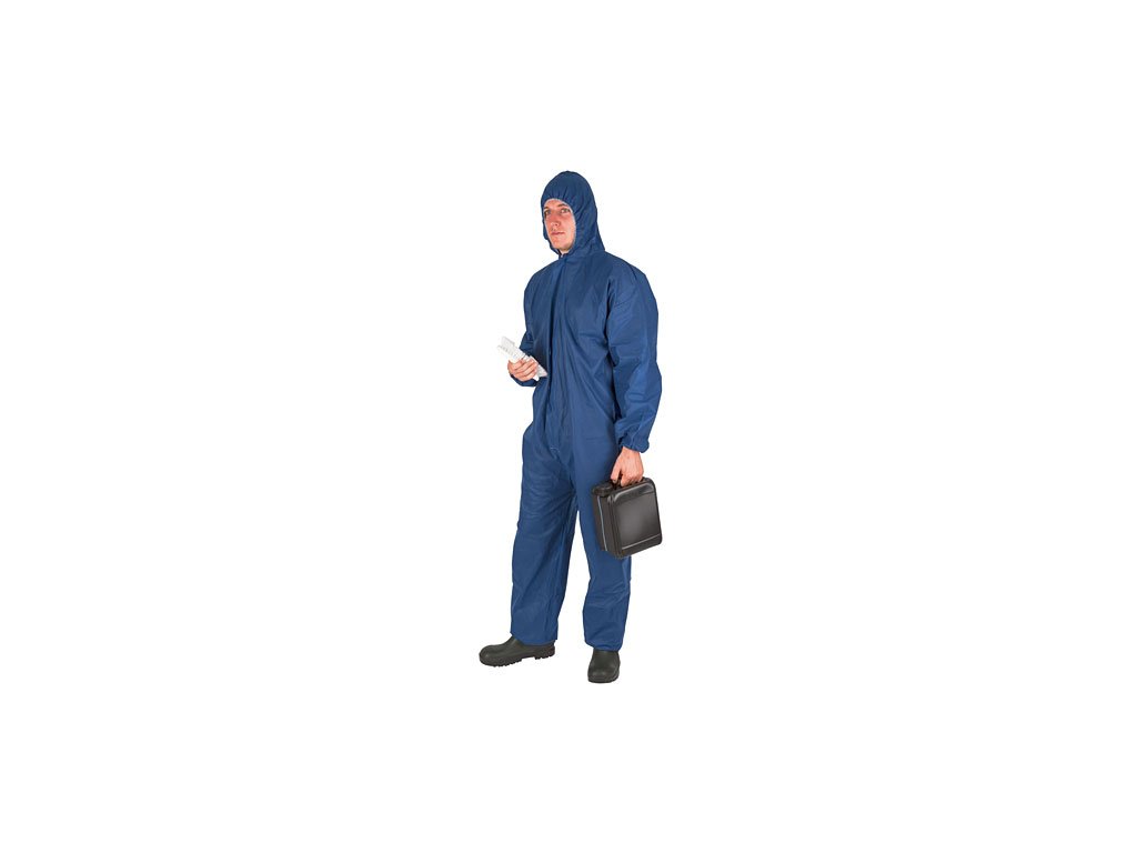 BETEX ochranný oblek s kapucí modrý (Varianta XXL / 60-62)